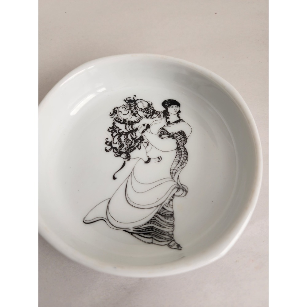 Vintage Rosenthal Studio-Line L'Auberge du Cochon Rouge Ithaca NY Ashtray